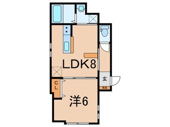 間取図 仮）ﾊｰﾐｯﾄｸﾗﾌﾞﾊｳｽﾄｩｷﾞｬｻﾞｰ大口