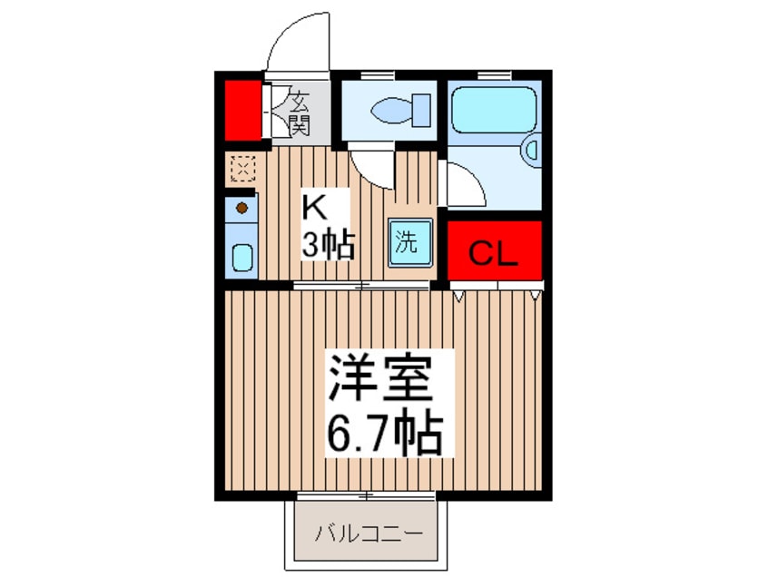 間取図 中央コータース二番館