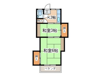 間取図 青木荘