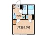 SAIE金町 1Kの間取り