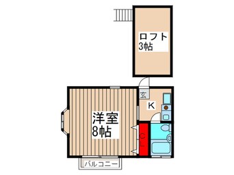 間取図 パシフィック東間　７