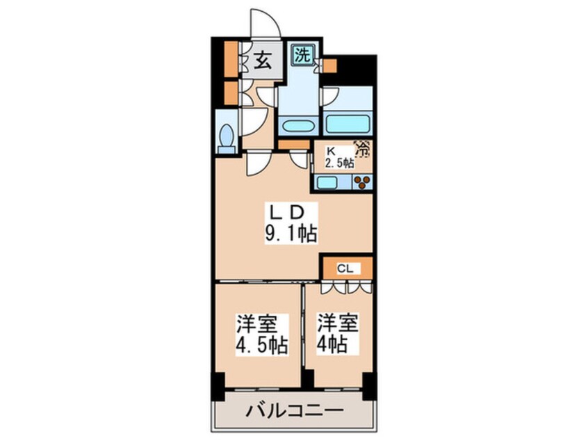 間取図 キャナルスクウェア豊洲