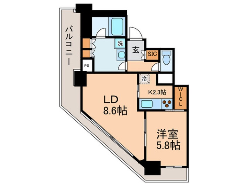 間取図 キャナルスクウェア豊洲