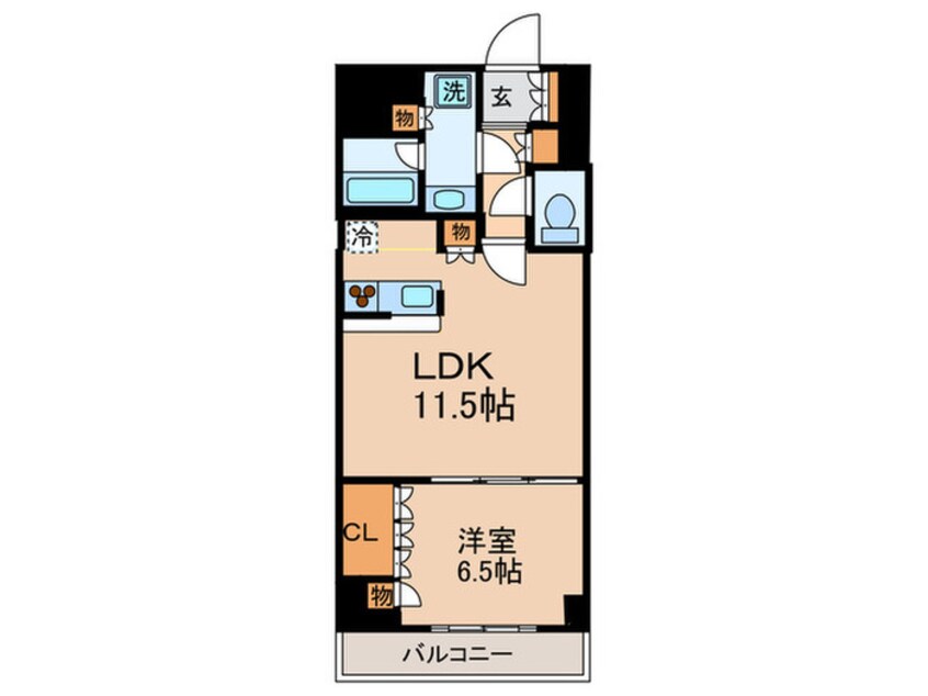 間取図 キャナルスクウェア豊洲