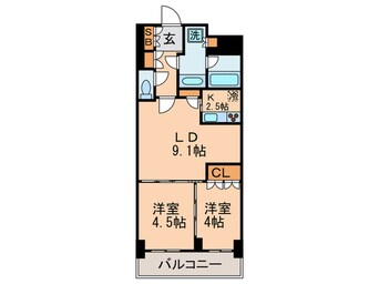 間取図 キャナルスクウェア豊洲