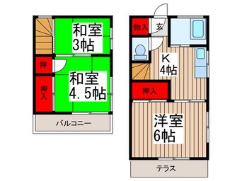 間取図 榎本方テラスハウス２