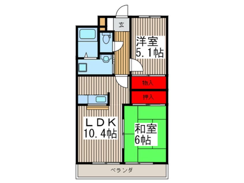 間取図 グレ－スフル壱番館