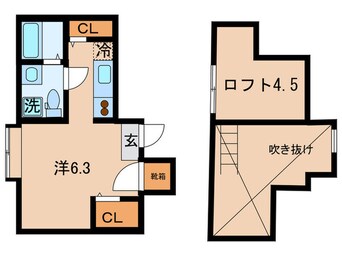 間取図 グランエッグス三軒茶屋