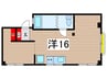 茶乃木コ－ポラス 1Rの間取り