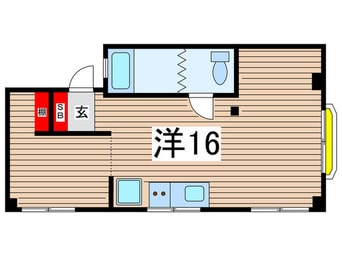 間取図 茶乃木コ－ポラス