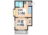 ファーストヒル江田 1DKの間取り