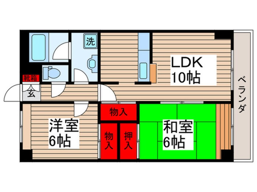 間取図 花由館