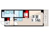 第３メゾンドヨシノ 1Rの間取り