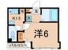 エスポワ－ル大岡山 1Kの間取り