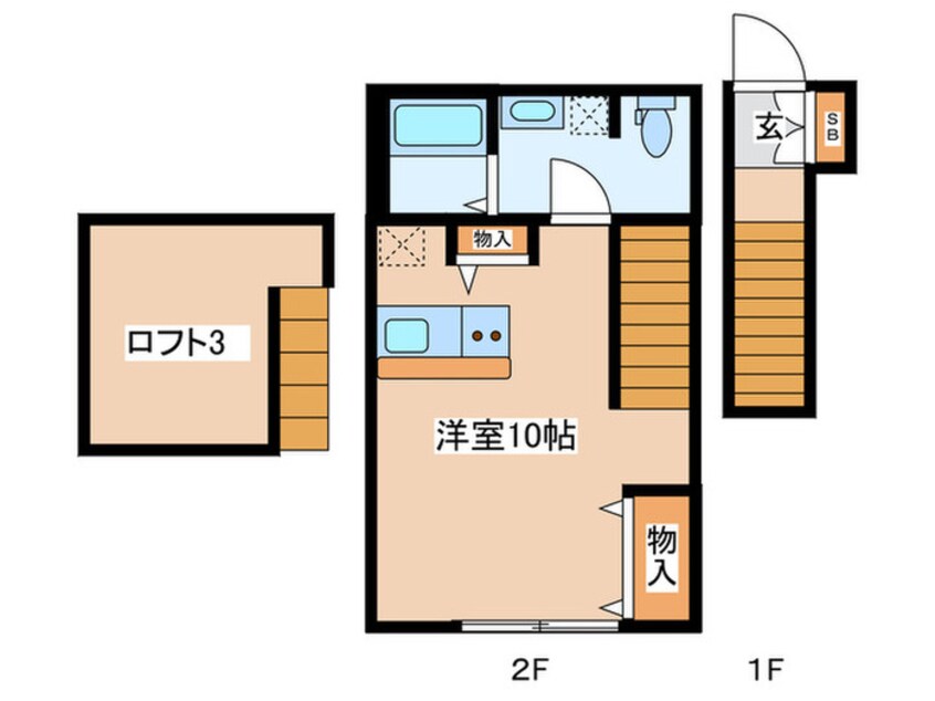 間取図 West Lagoon藤棚町