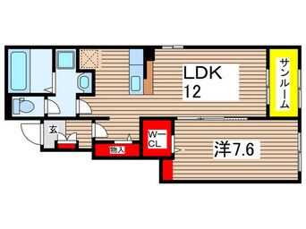 間取図 エピナール新茂原B