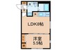レオーネ早稲田 1LDKの間取り