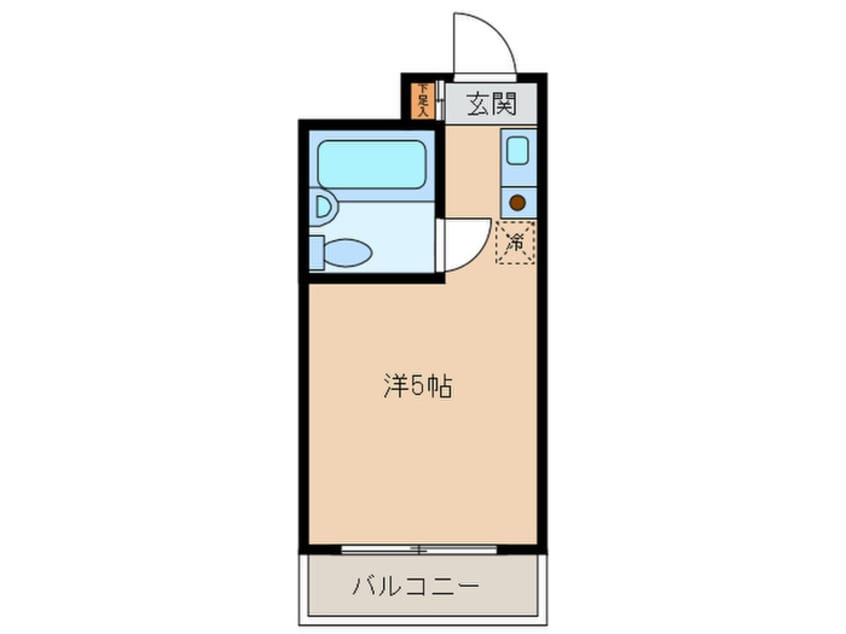 間取図 レジダンス・イン目黒（４２３）