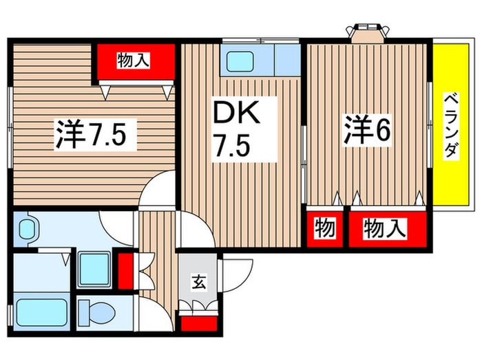間取り図 フレマリール国立