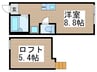グランデ清瀬 1Rの間取り