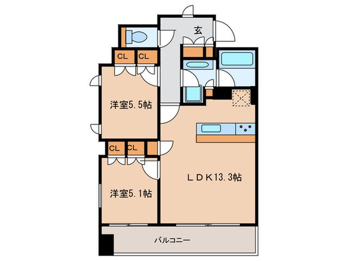 間取り図 パークハビオ平河町