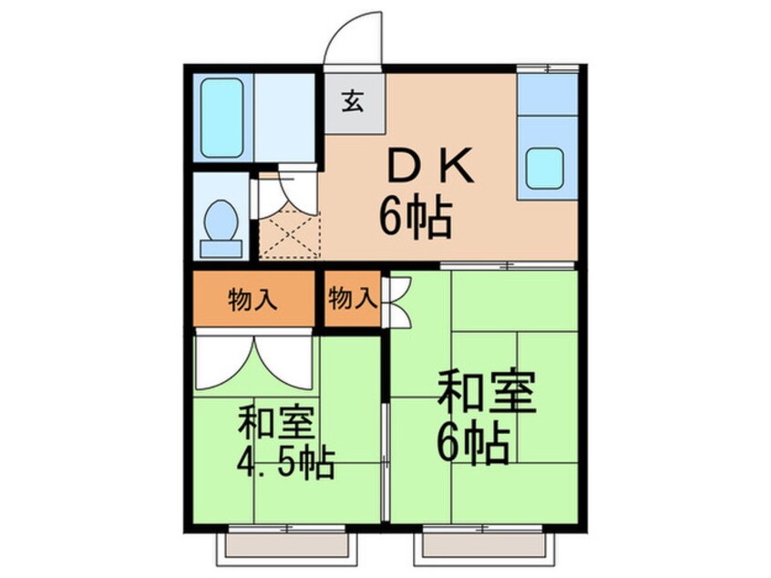 間取図 カーサ・ＹＫ１