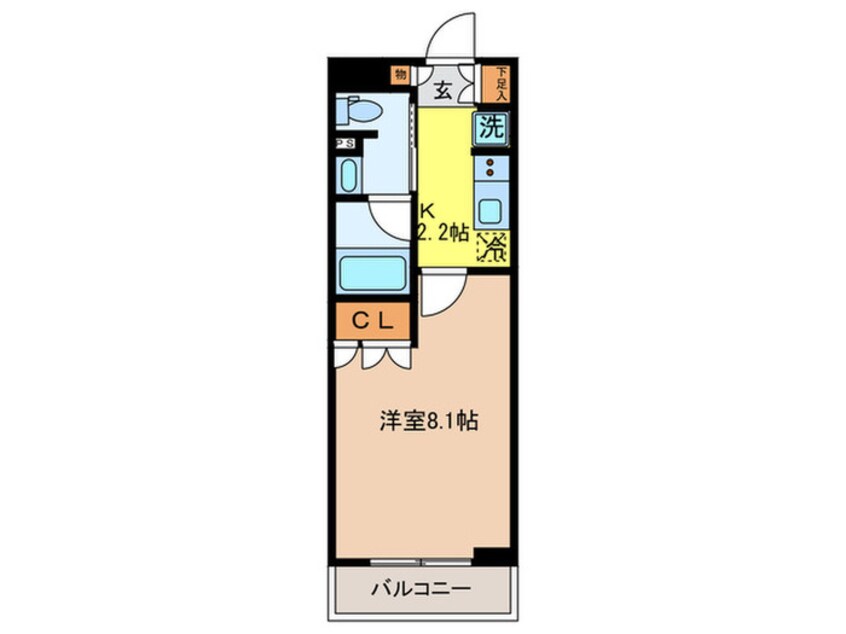 間取図 ドミツィール蒲田