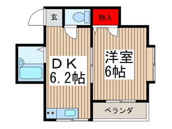 間取図 クレールＳ