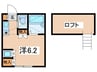 アビタシオンＭ白楽Ｂ棟 1Rの間取り