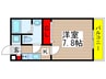 直希マンション南柏 1Kの間取り