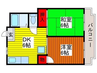 間取図 サンハイツ福田