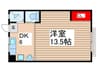 第２大協ビル 1DKの間取り