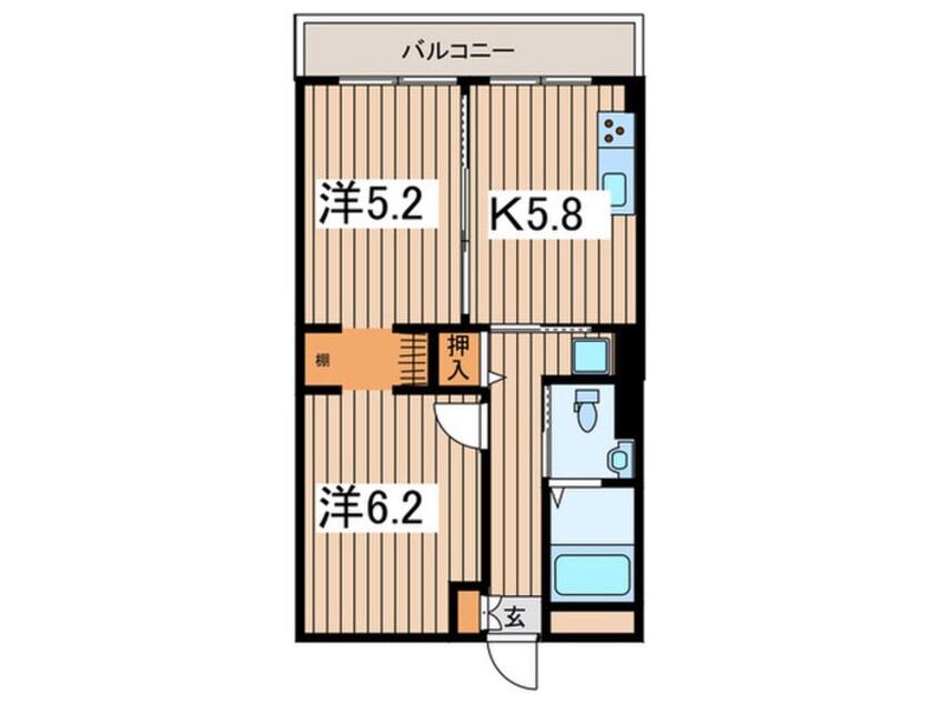 間取図 ＰＥＡＲＬ　ＨＯＭＥ　ＳＥＹＡ