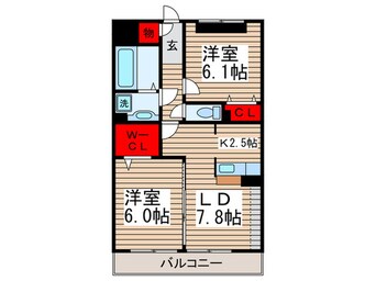 間取図 レガロ新宿