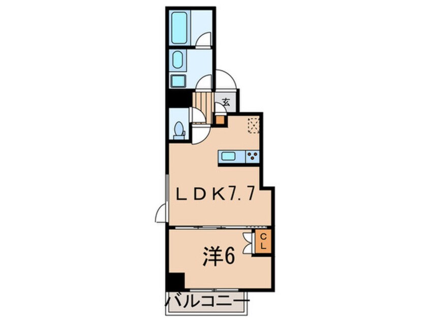 間取図 アヴァンテ勝どき