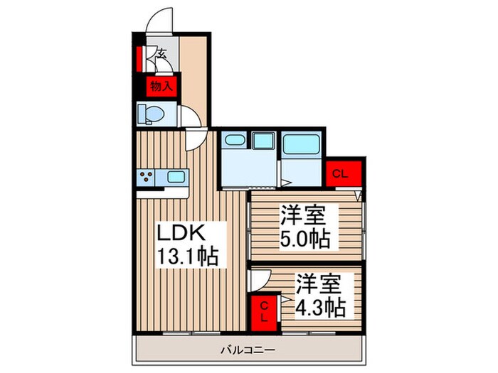 間取り図 仮)川口市戸塚2丁目　新築PJ