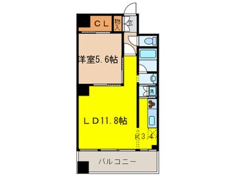 間取図 ドゥーエ清澄白河