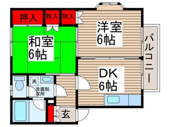 間取図 エステイト小金