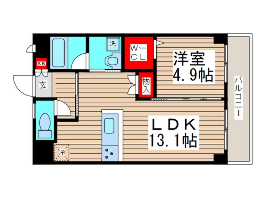 間取図 EAST COURTⅡ