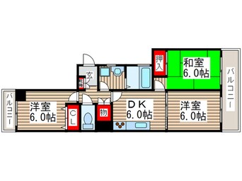 間取図 エリントンヒル東船橋