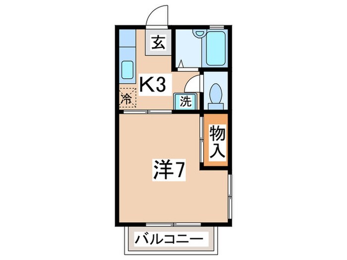 間取り図 ルボワ東林間