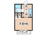 エヌハイツ 1Kの間取り