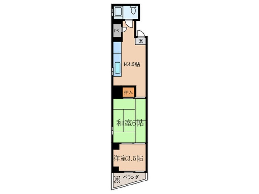 間取図 ホワイトパレス板橋