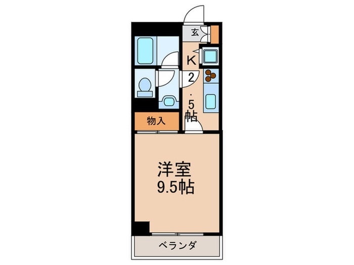 間取り図 パレド－ル玉川