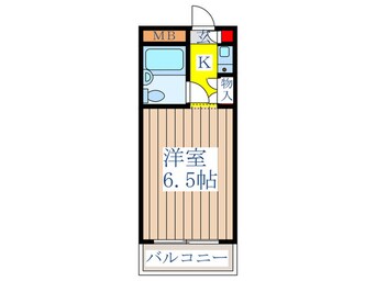 間取図 パ-クアベニュ-富岡