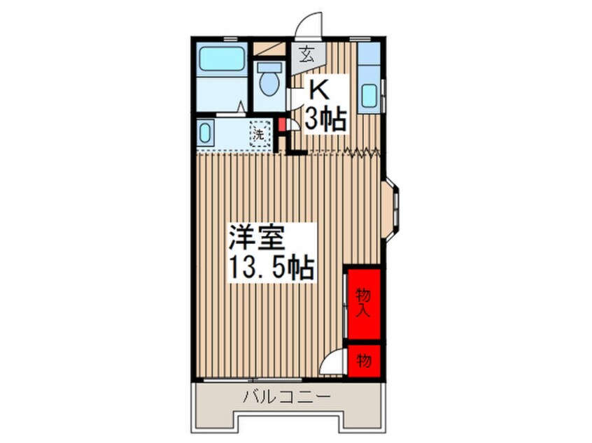 間取図 シャトルブランカ