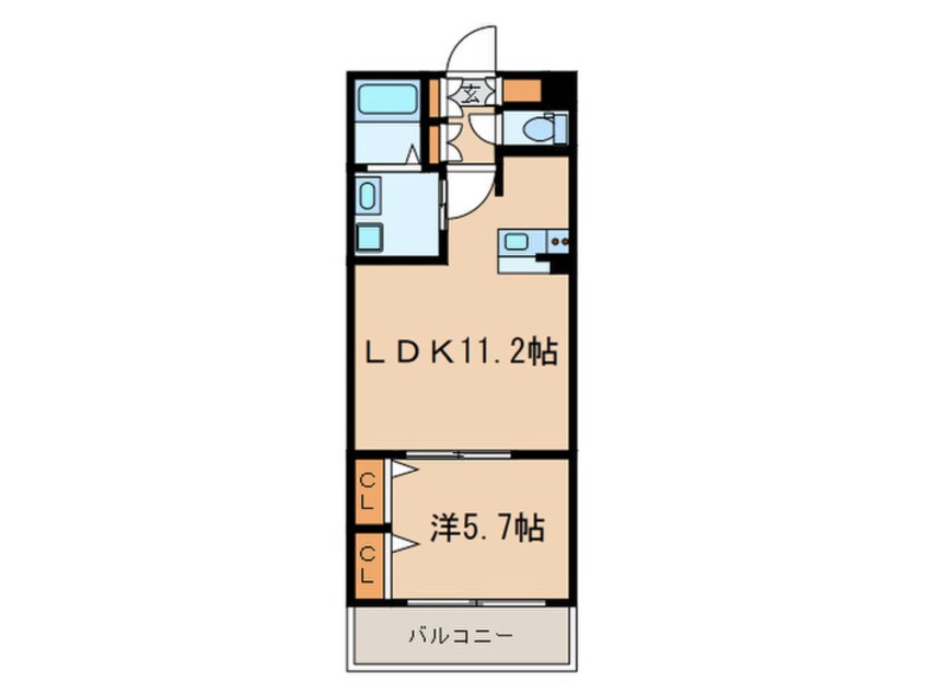 間取図 シャレ－自由が丘カワベ第１６