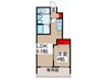 ｉｌｅ　ｖｉｌｌａｇｅ 1LDKの間取り