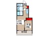 ｉｌｅ　ｖｉｌｌａｇｅ 1LDKの間取り