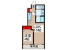 ｉｌｅ　ｖｉｌｌａｇｅ 1LDKの間取り
